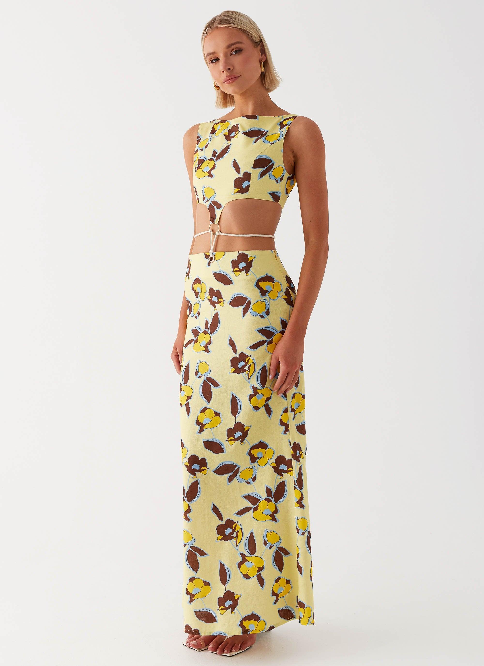 Taryn Cut Out Maxi Dress - Primrose Product Image