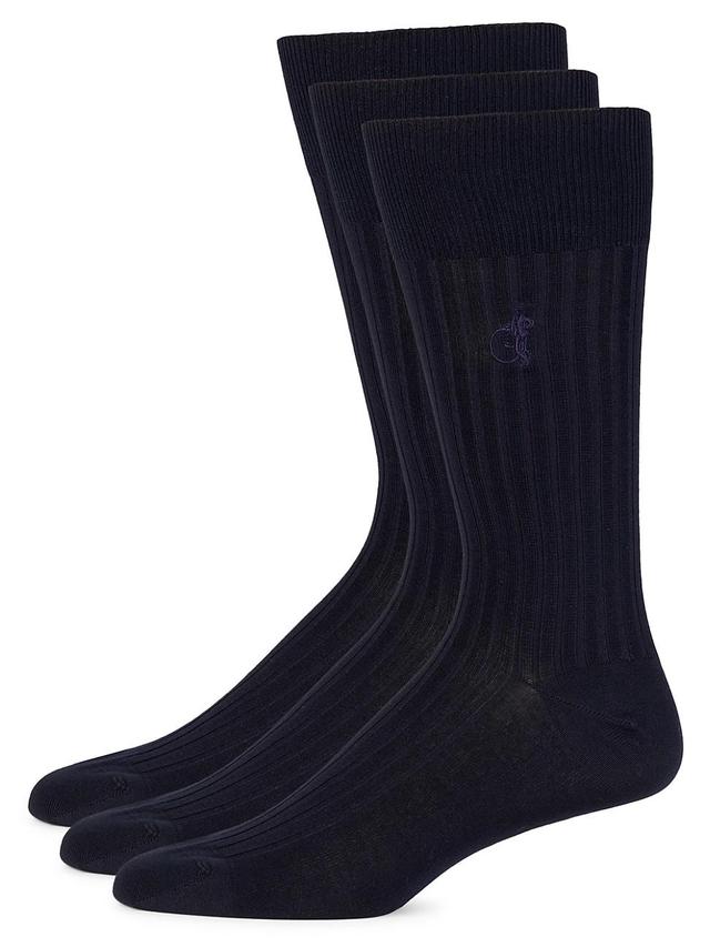 Mens Simply Sartorial 3-Pack Cotton-Blend Socks Product Image