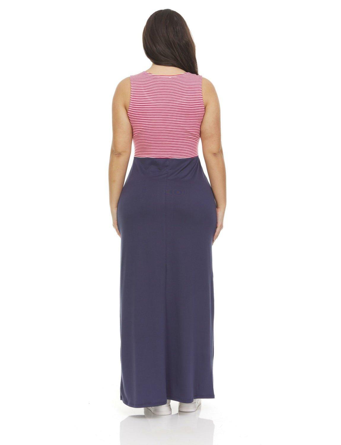 Sleeveless Americana Maxi Dress Product Image