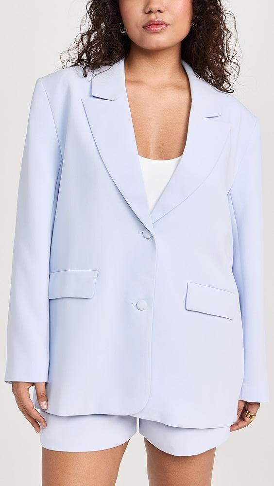 Good American Luxe Suiting Boyfriend Blazer | Shopbop Product Image