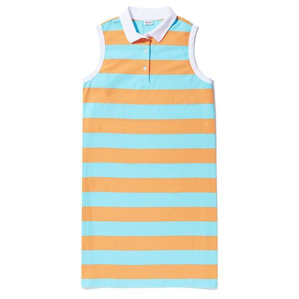 The Polo Dress - Sherbert/Aqua Product Image