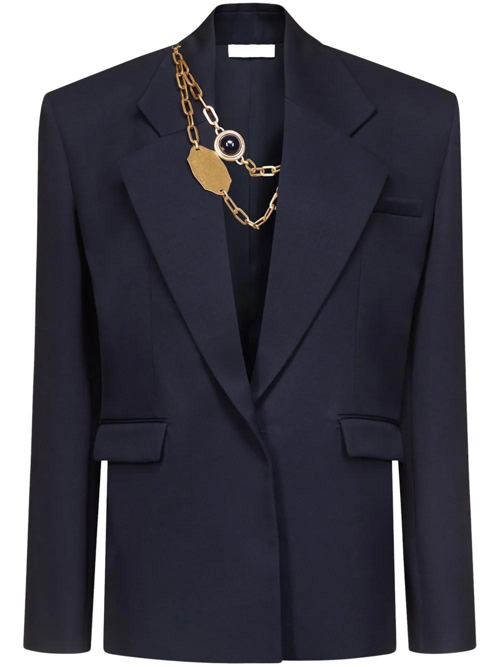 chain-detailing blazer Product Image