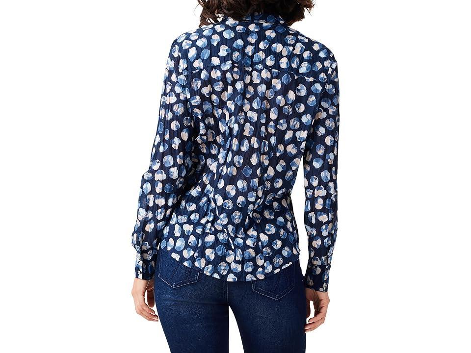 NIC+ZOE Many Moons Crinkle Shirt Multi) Women's Clothing Product Image