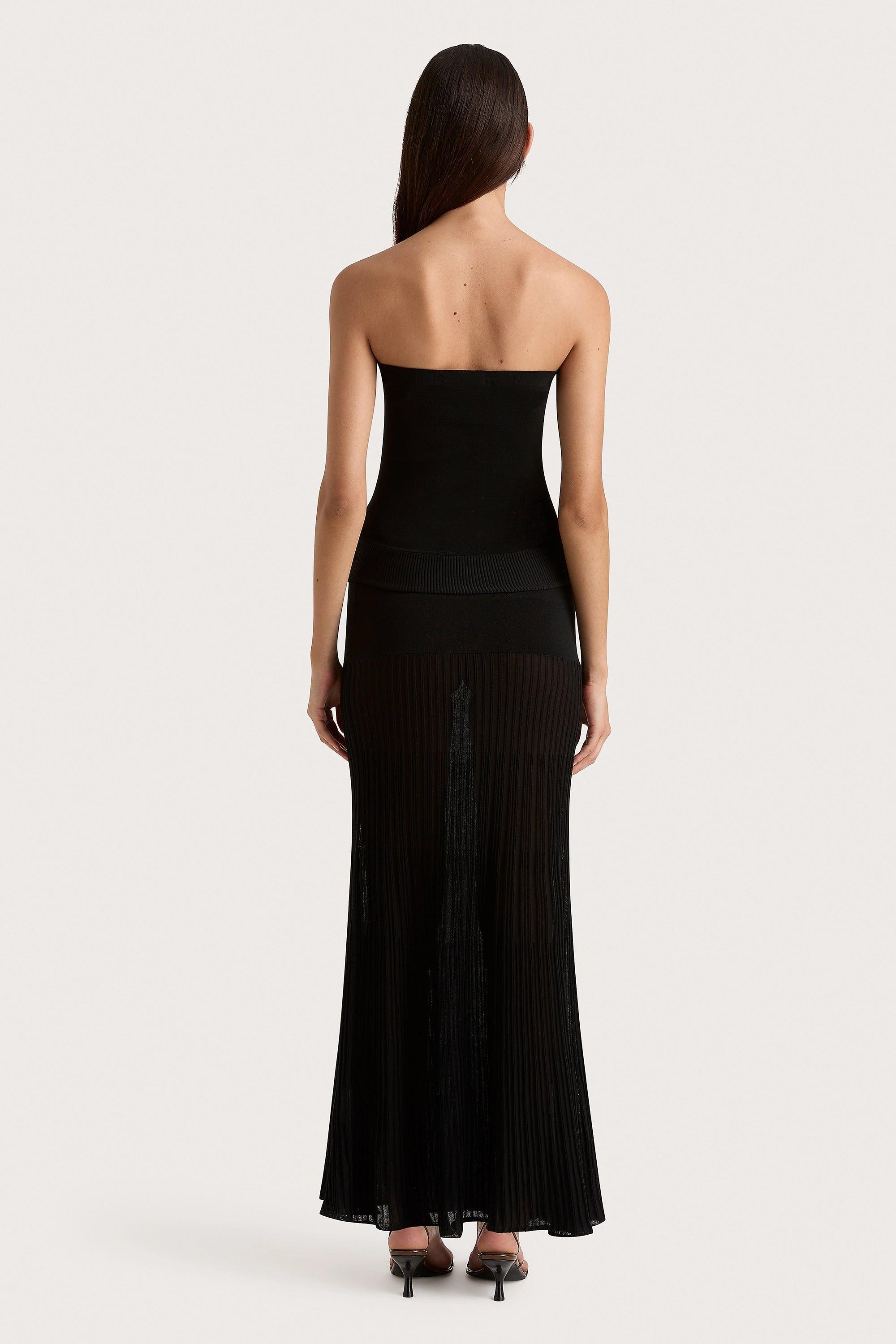 Citara Strapless Top Black Product Image