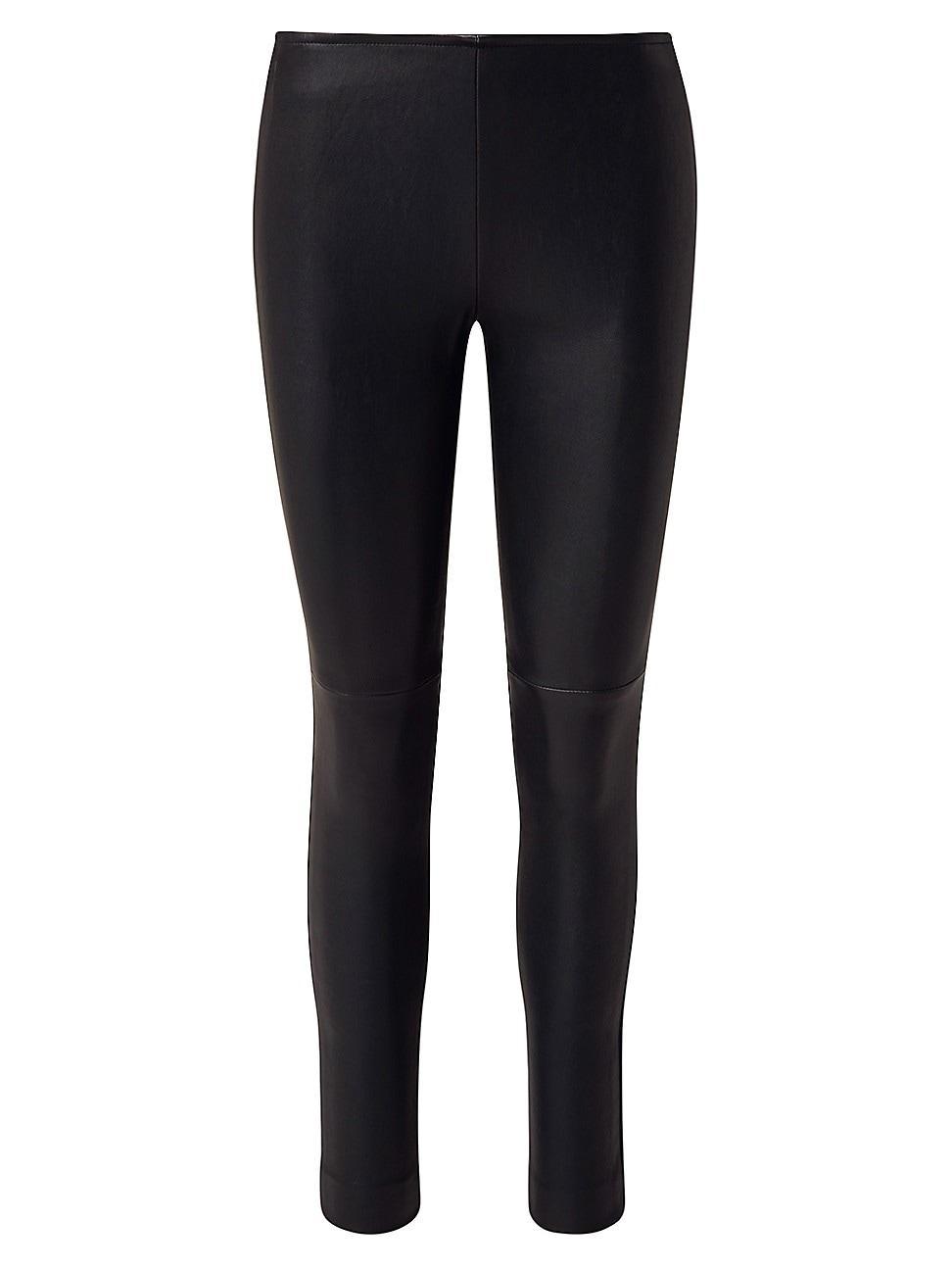 Womens Fancy Leather Skinny Pants product image