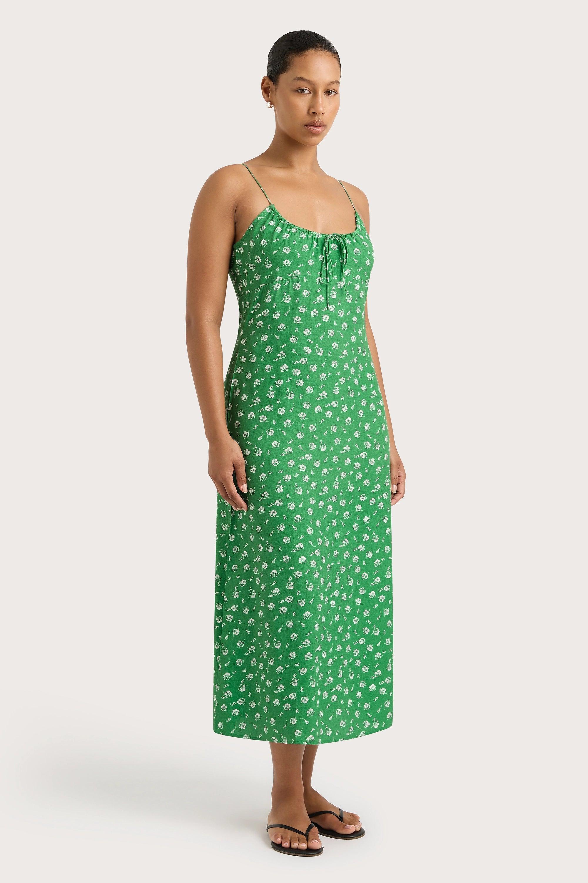 Pau Midi Dress Green Product Image