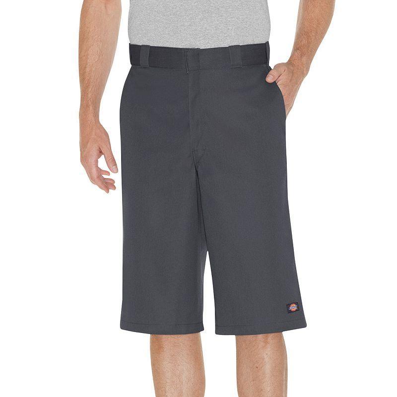 Mens Dickies Loose-Fit Multi-Pocket Work Shorts Grey Product Image