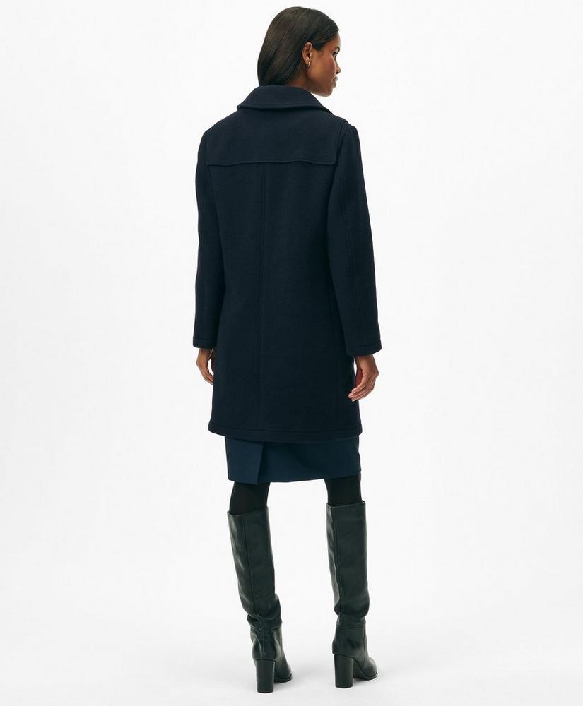 Wool Twill Hooded Toggle Coat Product Image