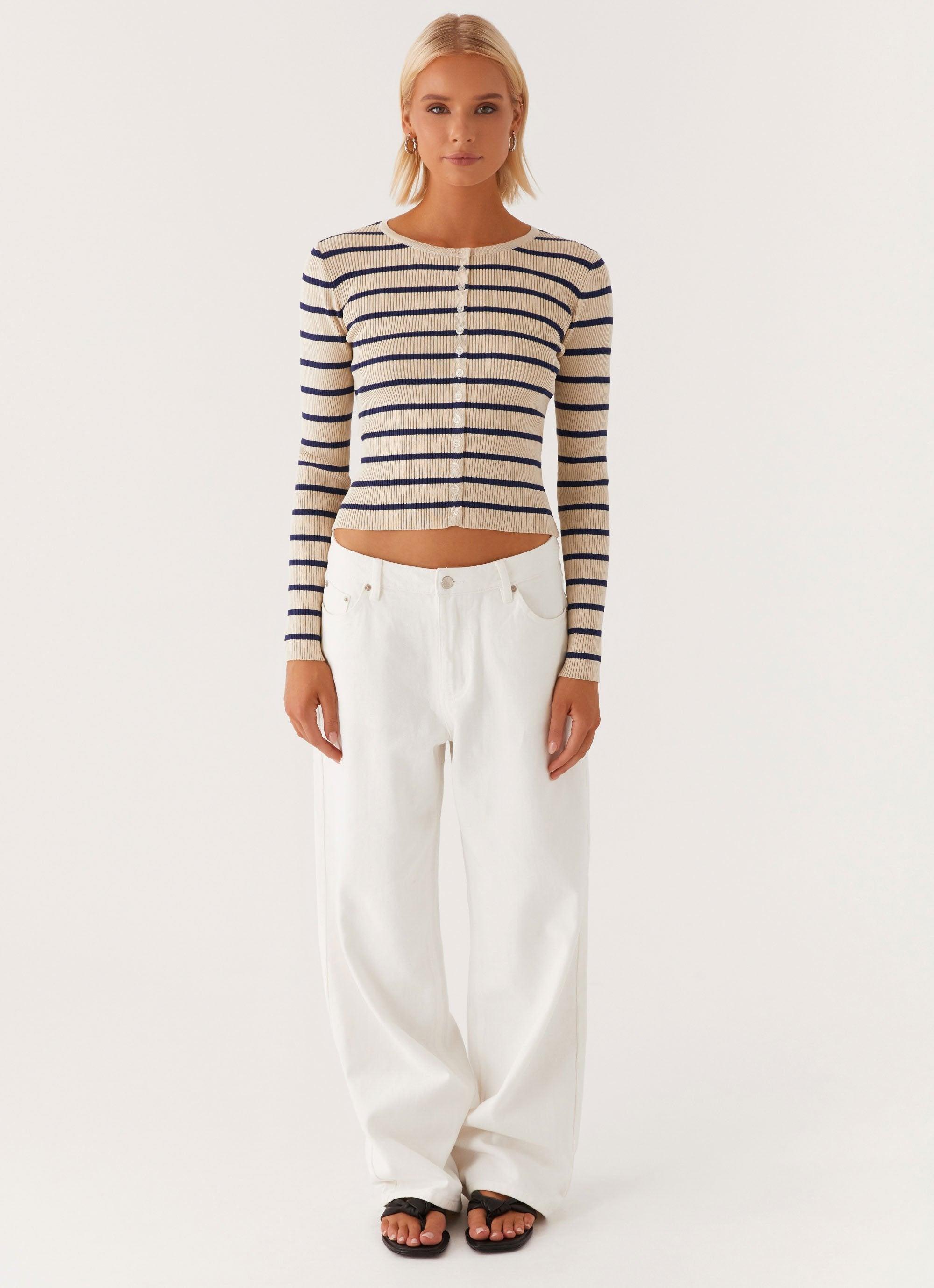 Marlie Knit Top - Multi Stripe Product Image