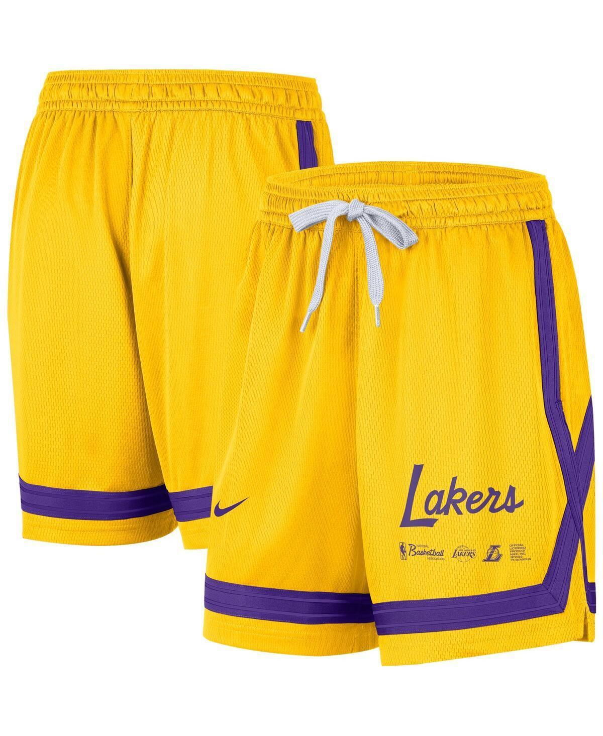 Womens Nike Gold Los Angeles Lakers Crossover Performance Shorts Product Image