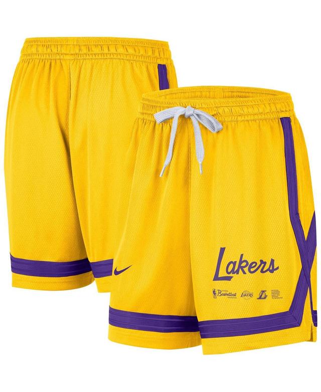 Womens Nike Gold Los Angeles Lakers Crossover Performance Shorts Product Image