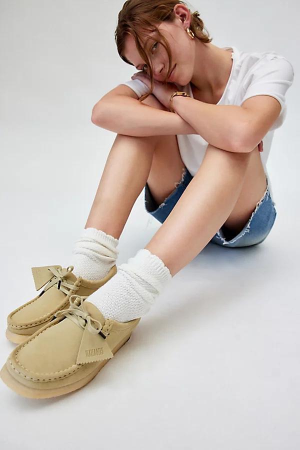 Lightweight Waffle Slouch Sock Womens at Urban Outfitters Product Image