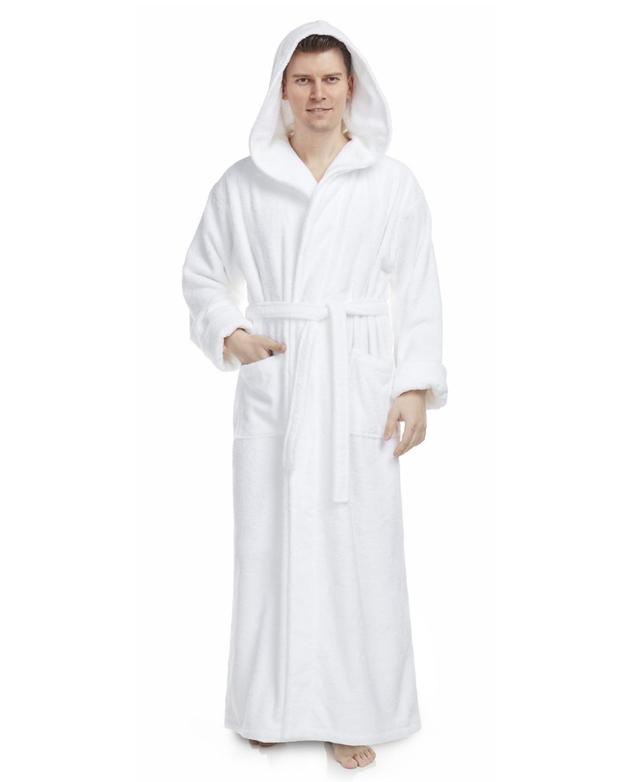 Arus Mens Thick Full Ankle Length Hooded Turkish Cotton Bathrobe Product Image