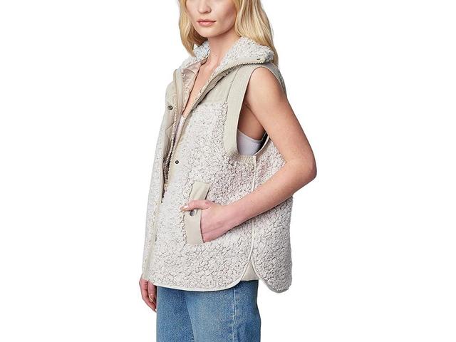 Blank NYC Quilted Sherpa Vest (Angel Eyes) Women's Clothing Product Image