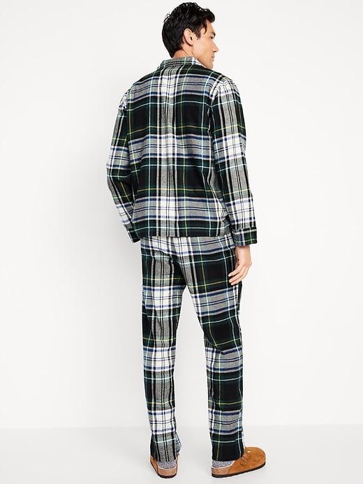 Matching Plaid Flannel Pajama Set Product Image