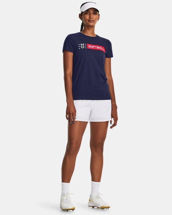 Women's UA Freedom Softball Wordmark Short Sleeve Product Image