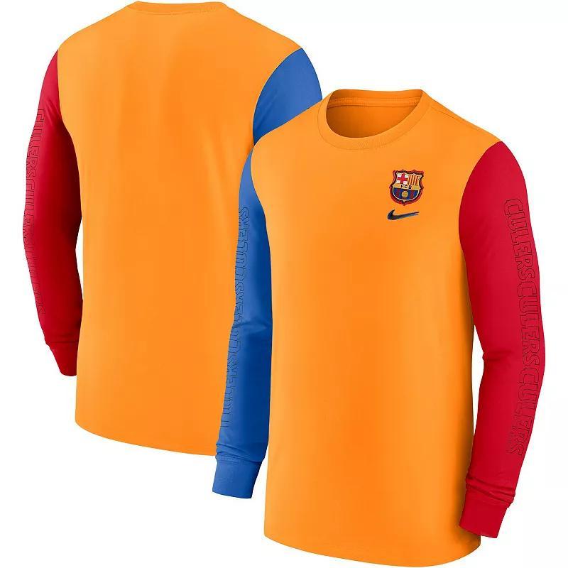 Men's Nike FC Barcelona Long-Sleeve Soccer T-Shirt  Product Image