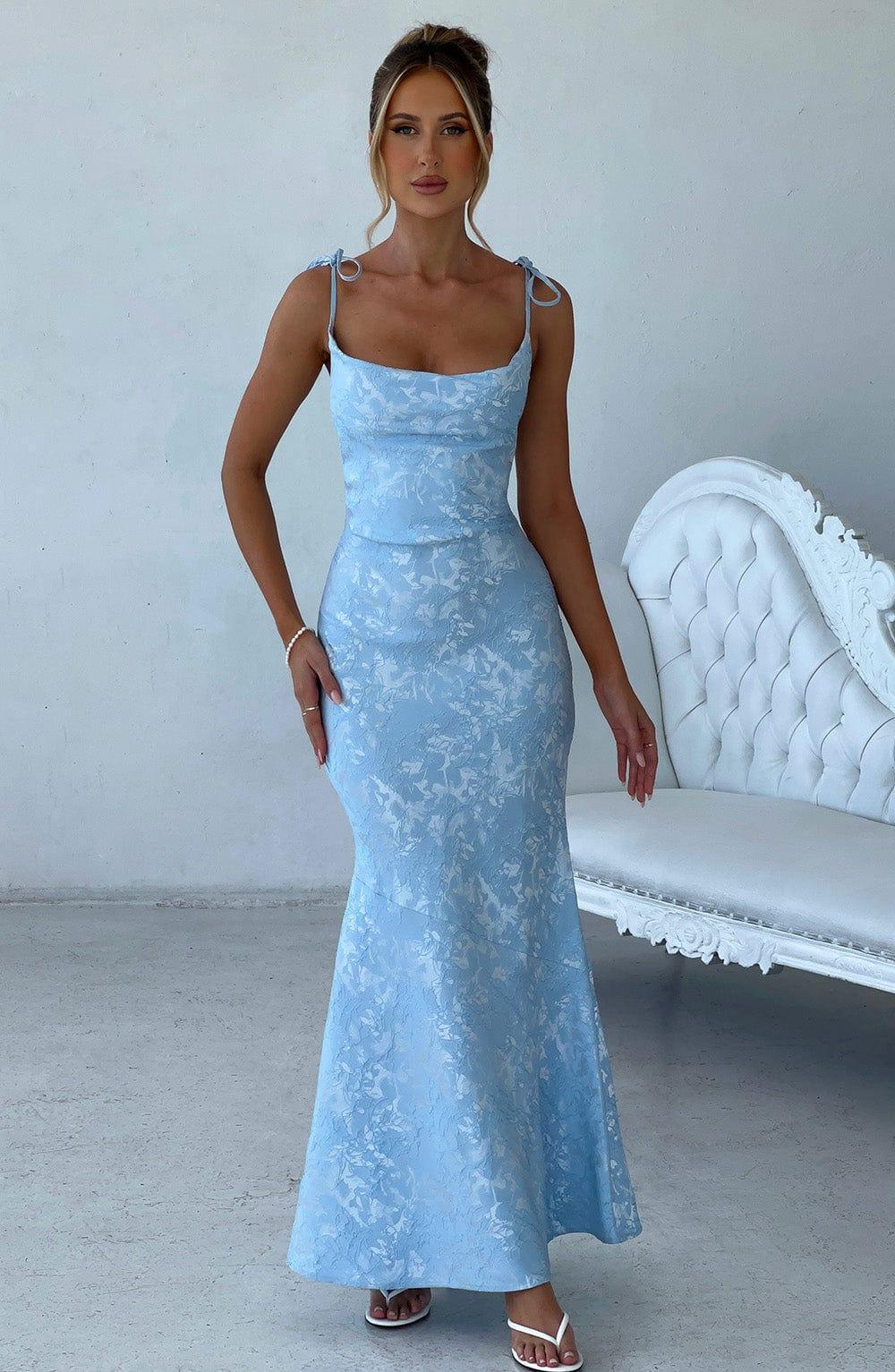 Whitney Maxi Dress - Blue Product Image