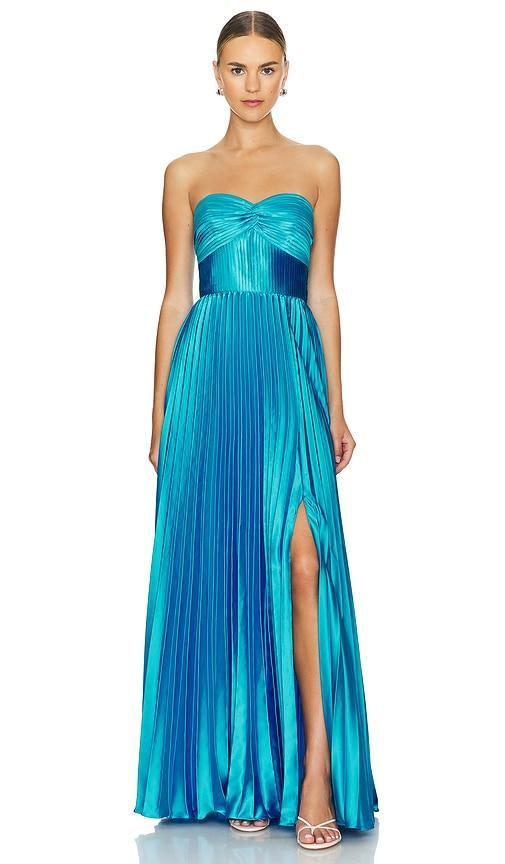 Stef Pleated Gown Product Image