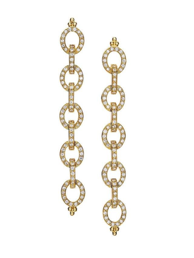 Womens Orsina 18K Yellow Gold & Diamond Drop Earrings Product Image