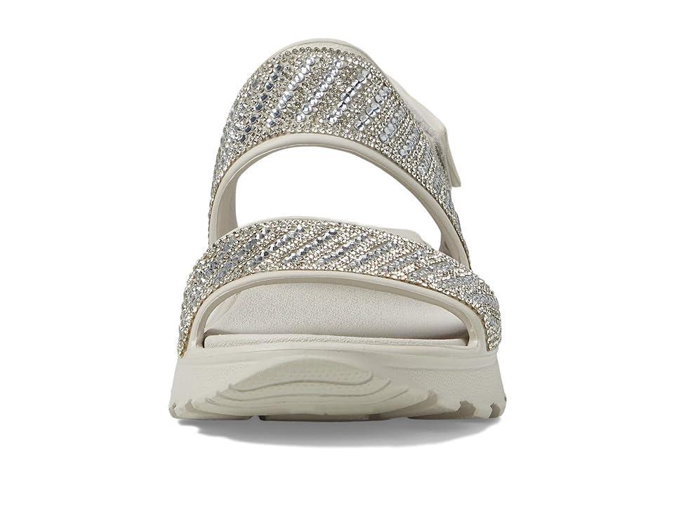 SKECHERS Foamies Arch Fit Footsteps with Rhinestone (Natural) Women's Shoes Product Image