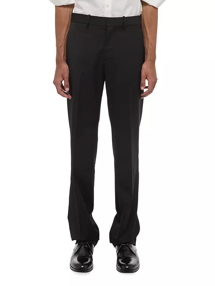 Wool Straight-Leg Trousers Product Image