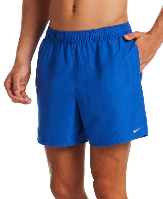 NIKE Men's Big & Tall Essential Lap Dwr Solid 9" Swim Trunks In Game Royal Product Image