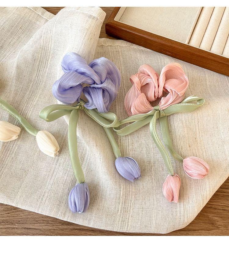 Flower Bow Scrunchie Product Image