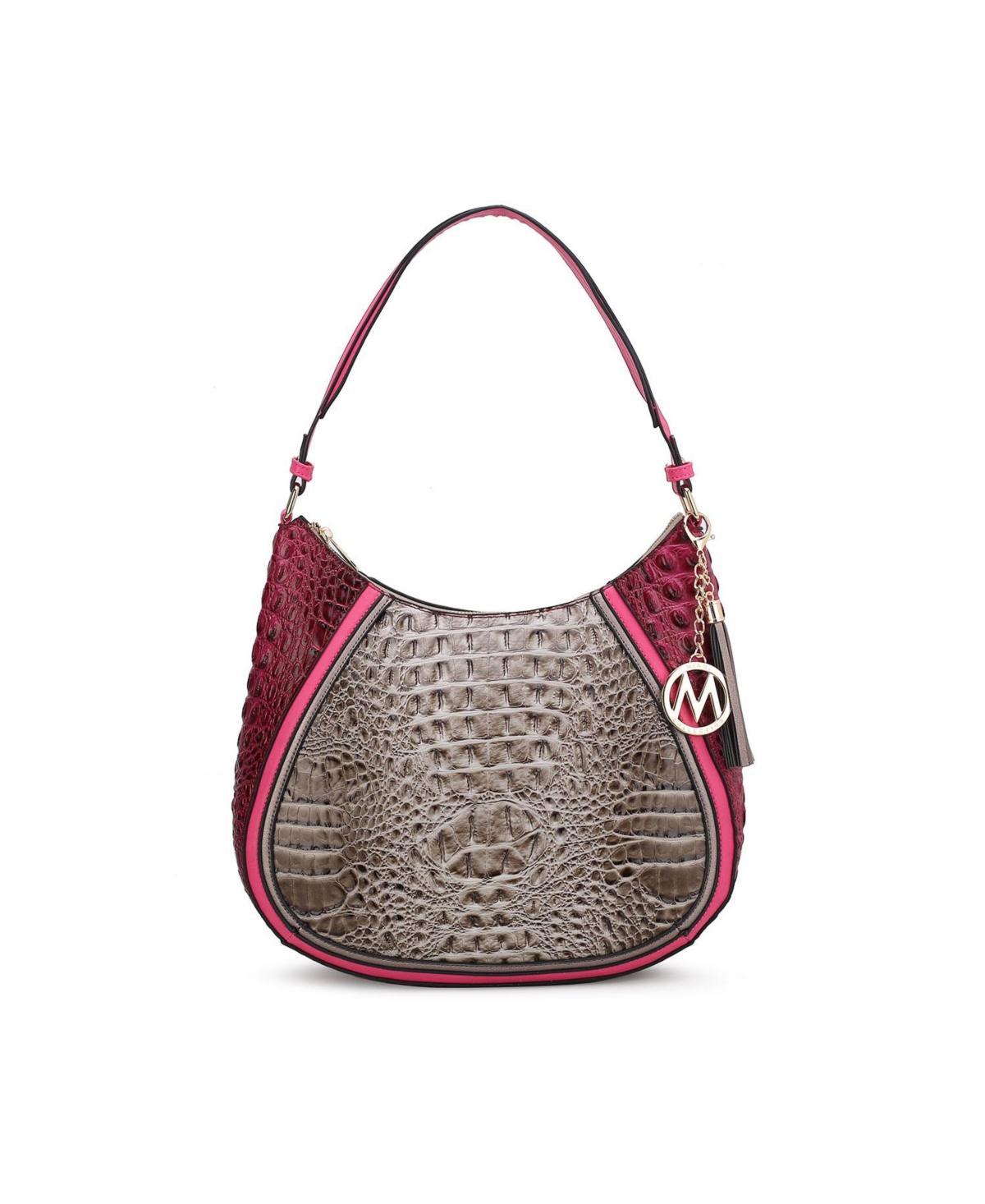 Mkf Collection Naira Crocodile Woman Hobo Shoulder Handbag by Mia K. Product Image