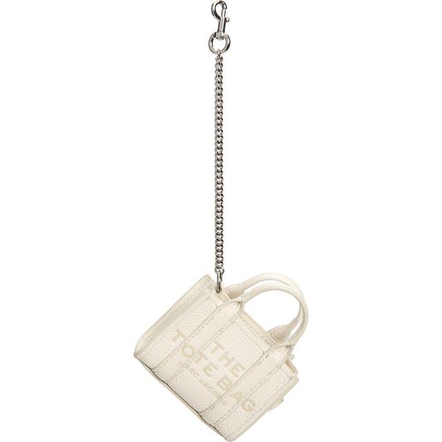 MARC JACOBS The Nano Tote Bag Charm In Neutral Product Image