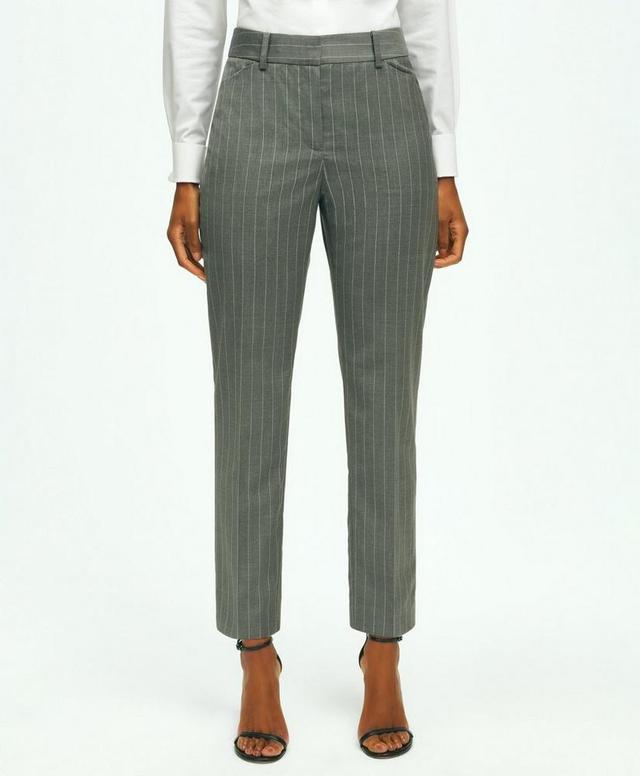 Pinstripe Pants in Wool Blend Product Image