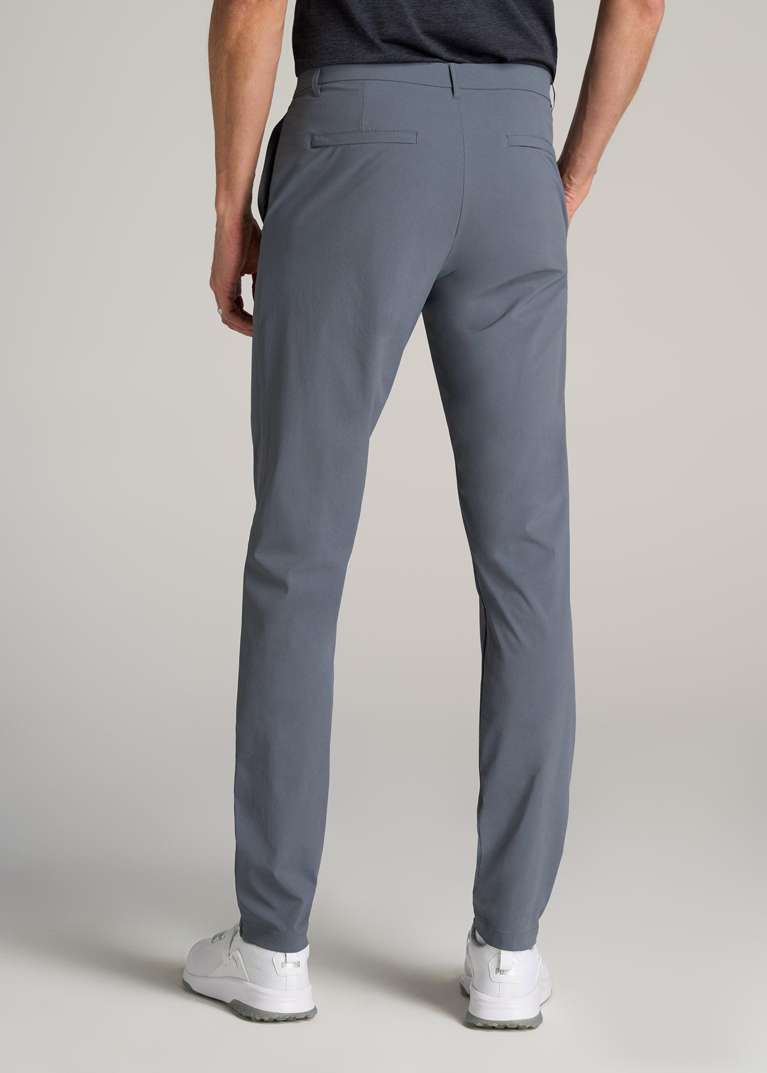 Performance TAPERED-FIT Chino Pants for Tall Men in Smoky Blue Product Image