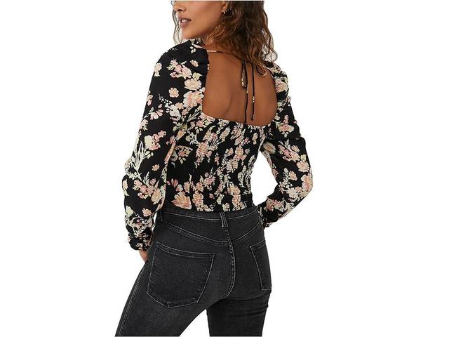 Free People Hilary Printed Top Combo) Women's Blouse Product Image