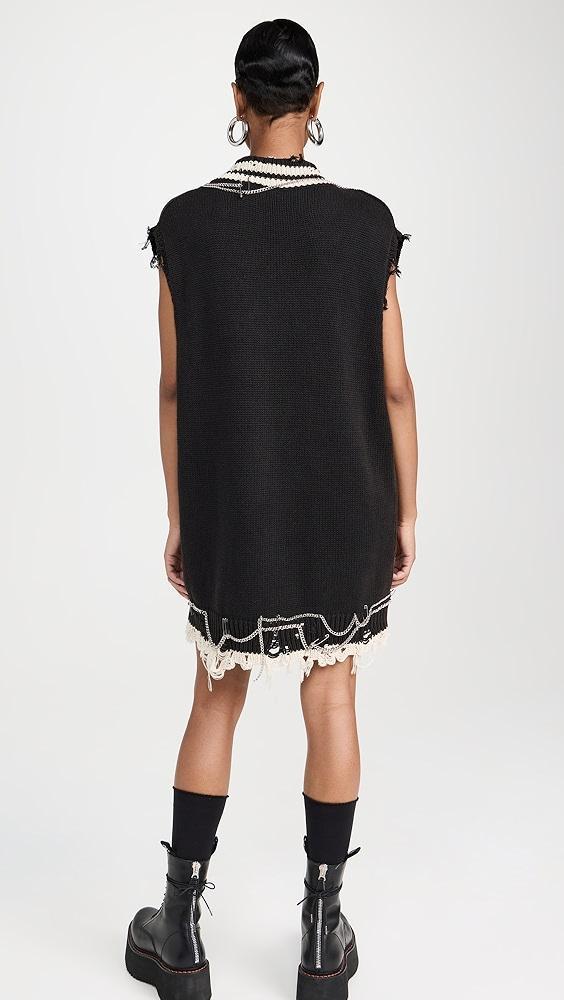 R13 Oversized Vest Dress with Chains | Shopbop Product Image