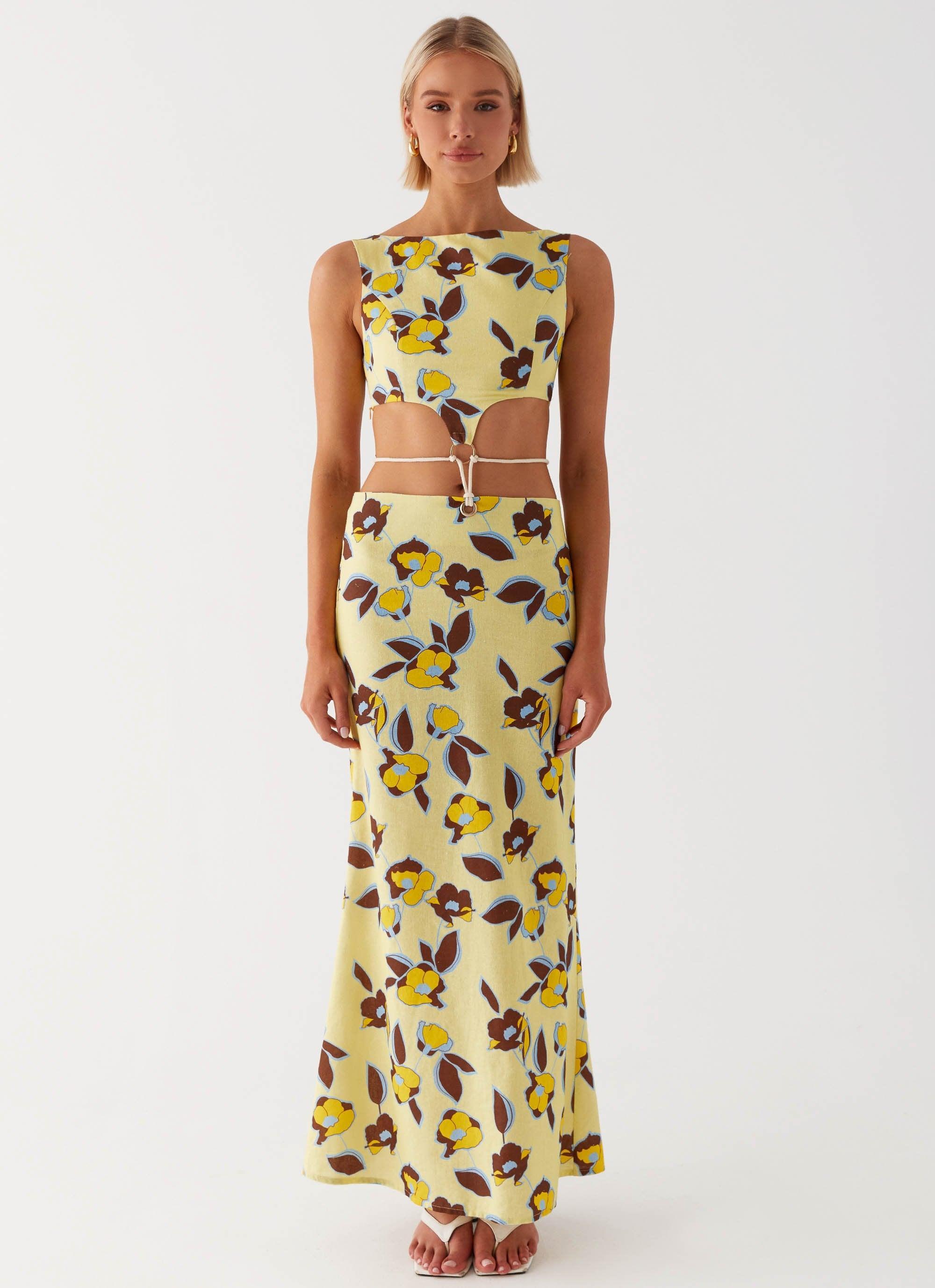 Taryn Cut Out Maxi Dress - Primrose Product Image