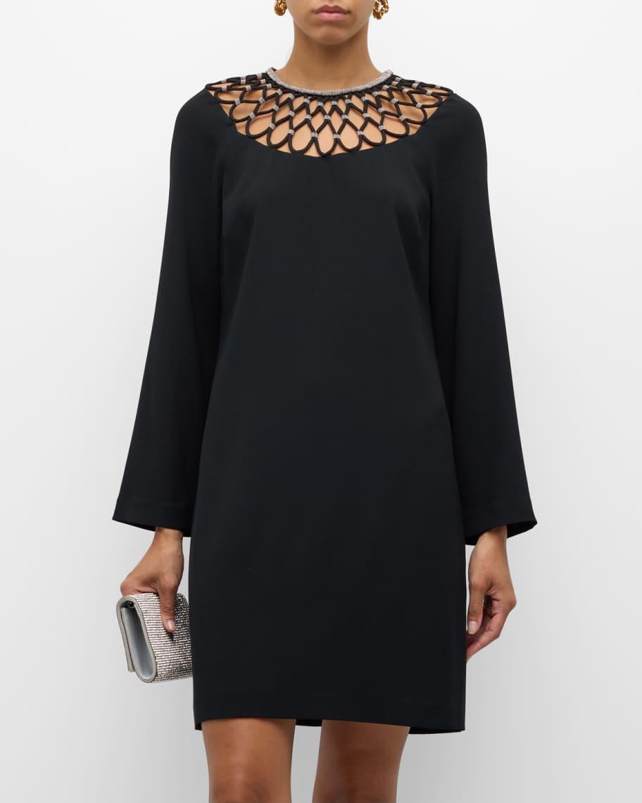 Alby Chain-Embellished Shift Dress Product Image