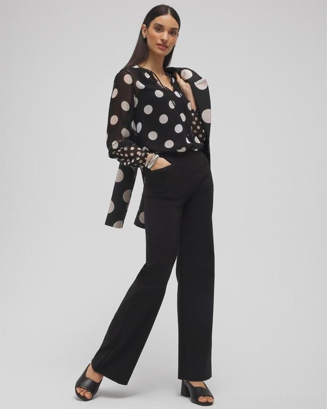 Studded Polka Dot Blouse Product Image