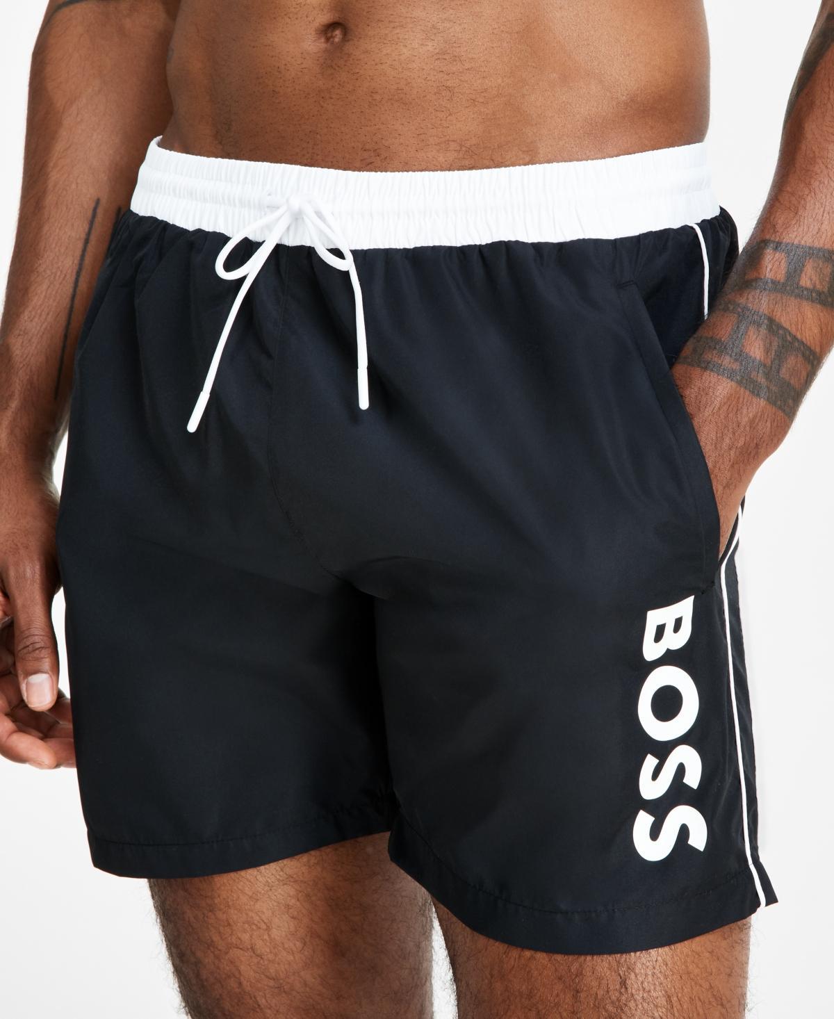 Boss by Hugo Boss Mens Logo 6 Swim Trunks, Created for Macys Product Image