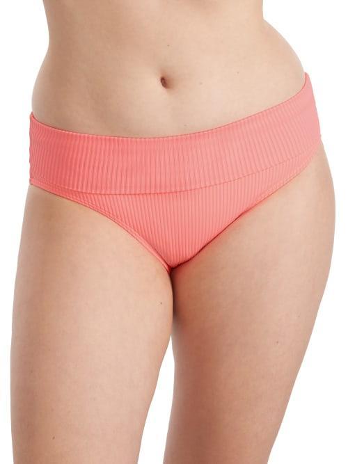 Fold-Over High-Waist Bikini Bottom Product Image