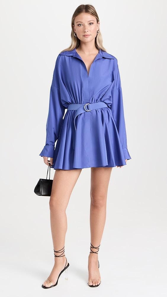 Norma Kamali Super Oversized Flared Mini Dress | Shopbop Product Image