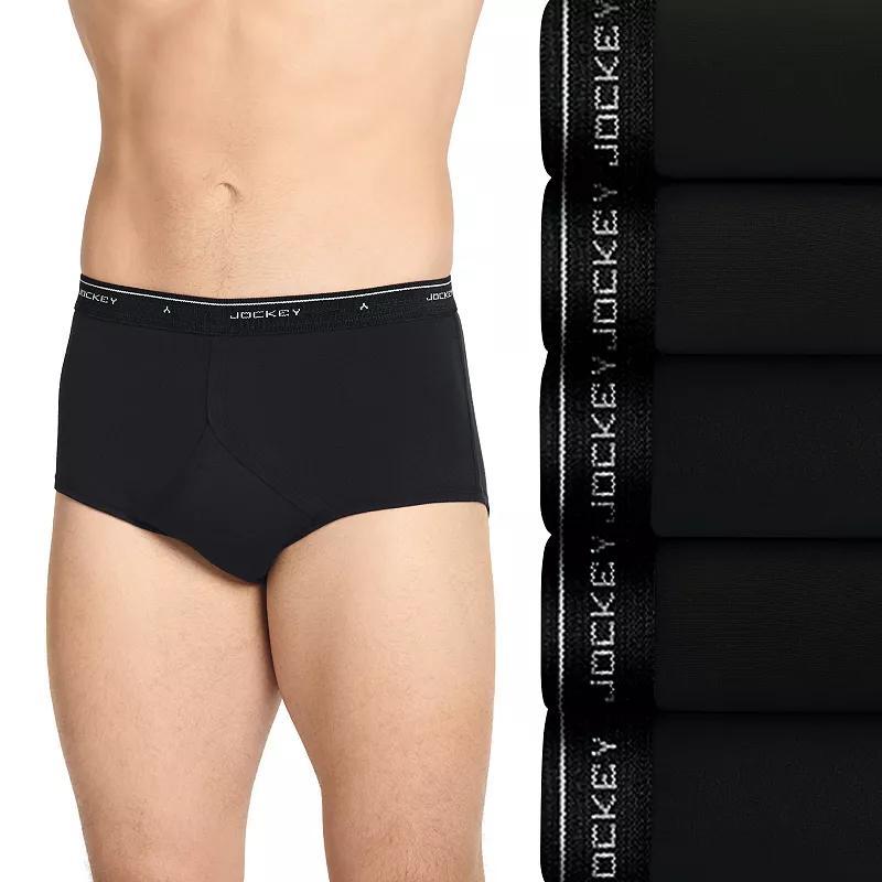 Mens Jockey 4-pack + 1 Bonus Classic StayNew Full Rise Briefs Product Image