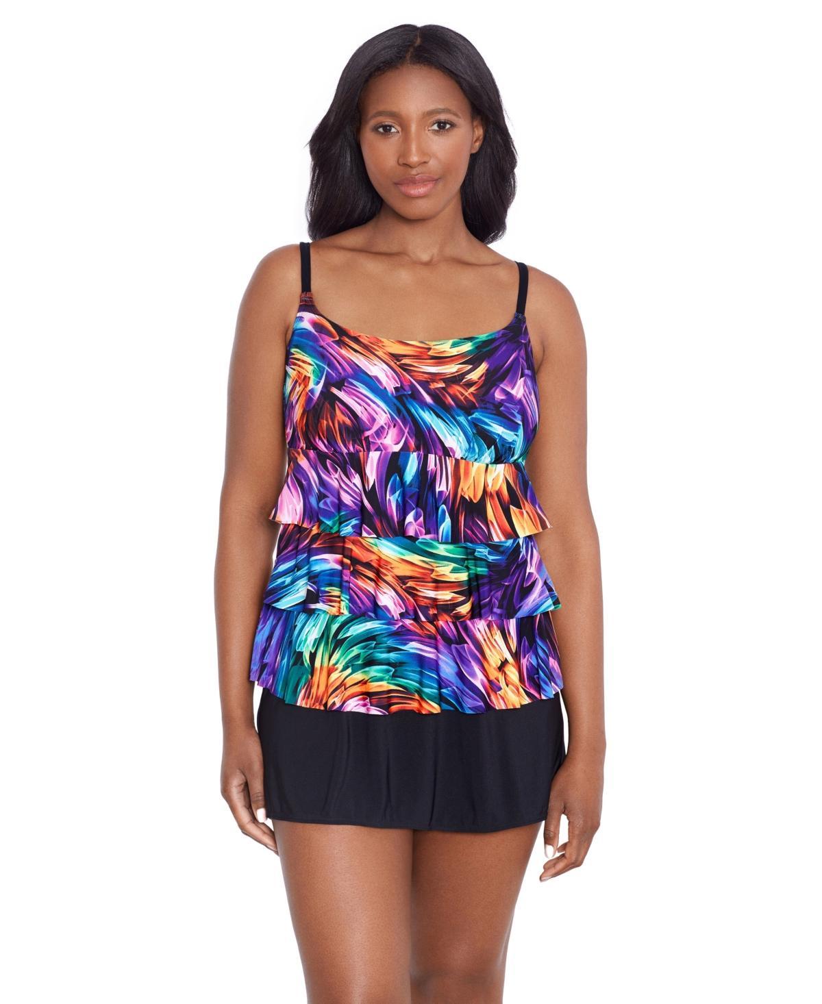 Women's Ruffle Faux Skirtini Swimsuit Product Image