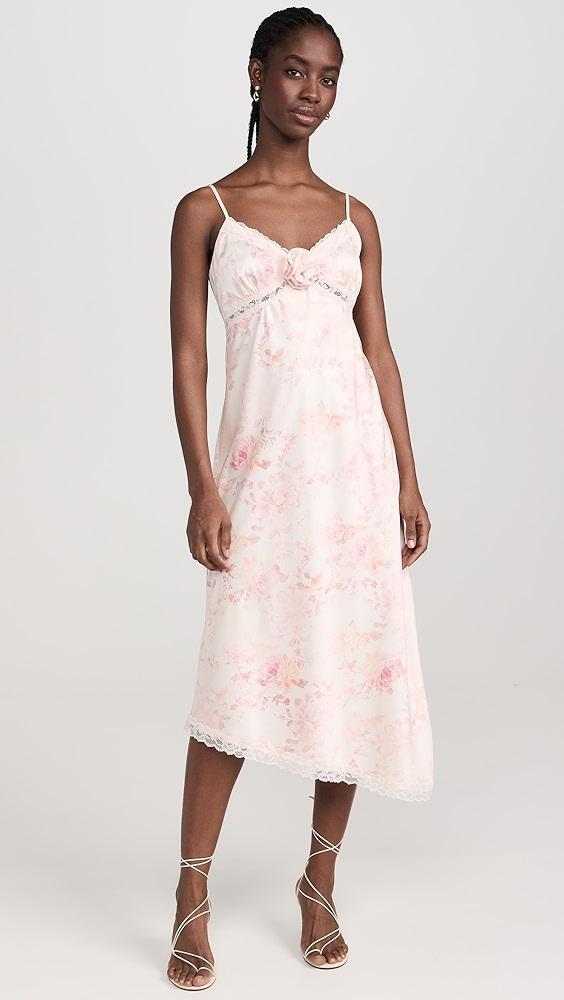 WAYF Lace Trim Slip Dress | Shopbop Product Image