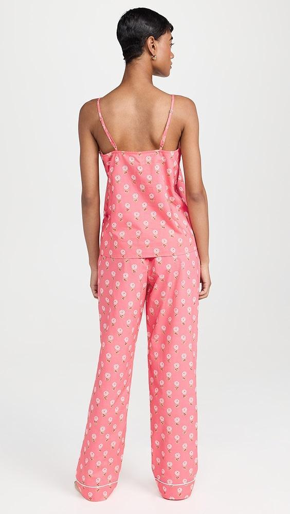 BedHead PJs Cotton Poplin Cami Long PJ Set | Shopbop Product Image