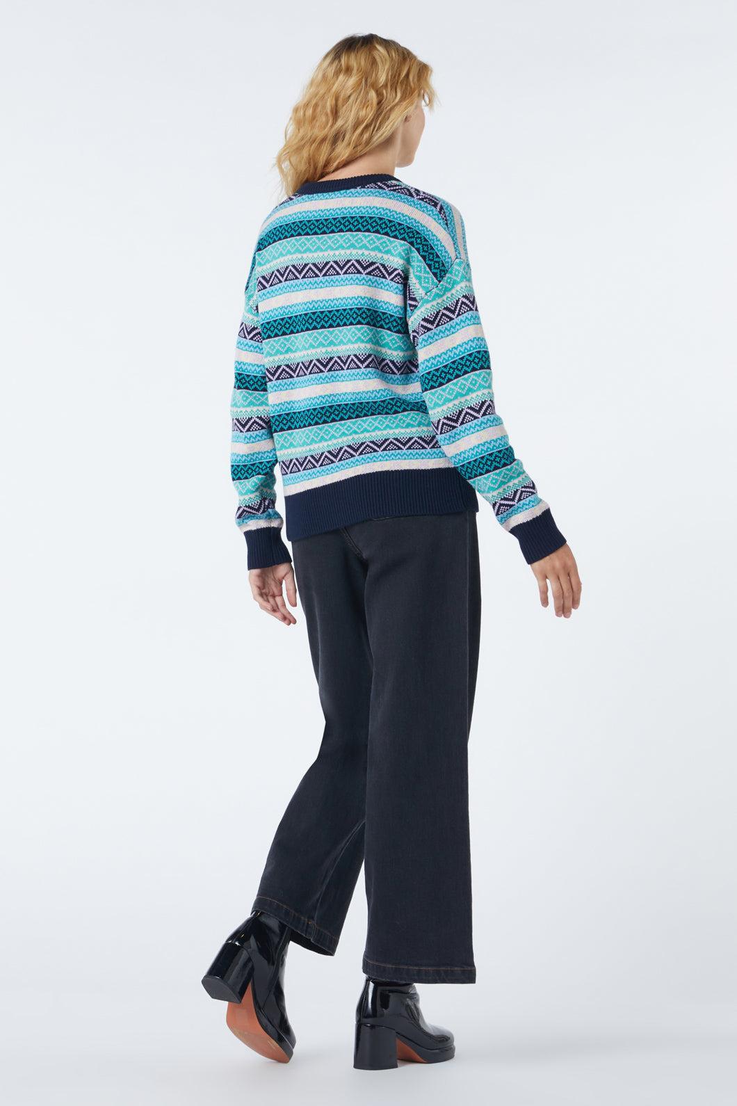 Maddi Fair Isle Sweater Product Image