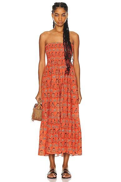 Ulla Johnson Lucca Coverup Dress Coral. (also in ). Product Image