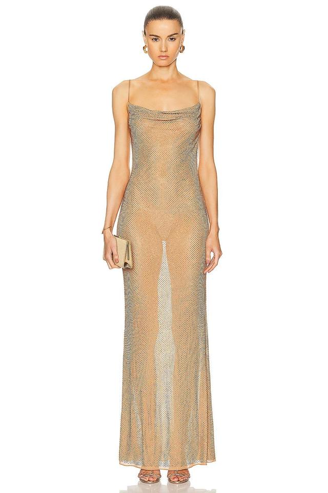 retrofete Shilo Dress in Tan. Product Image