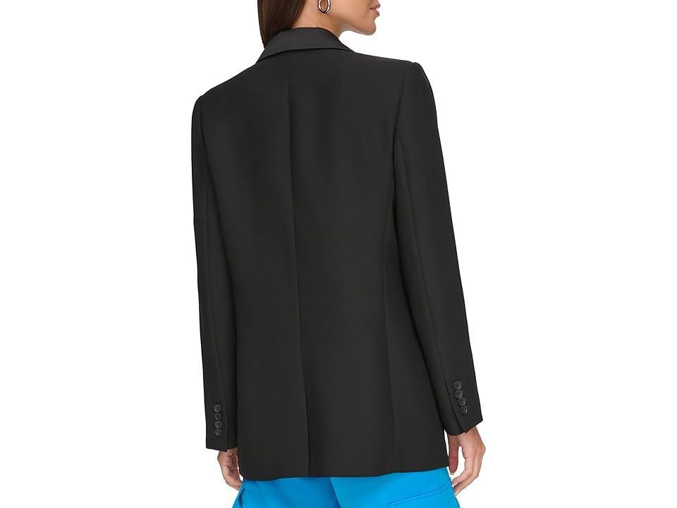 DKNY Satin Lapel Jacket Product Image