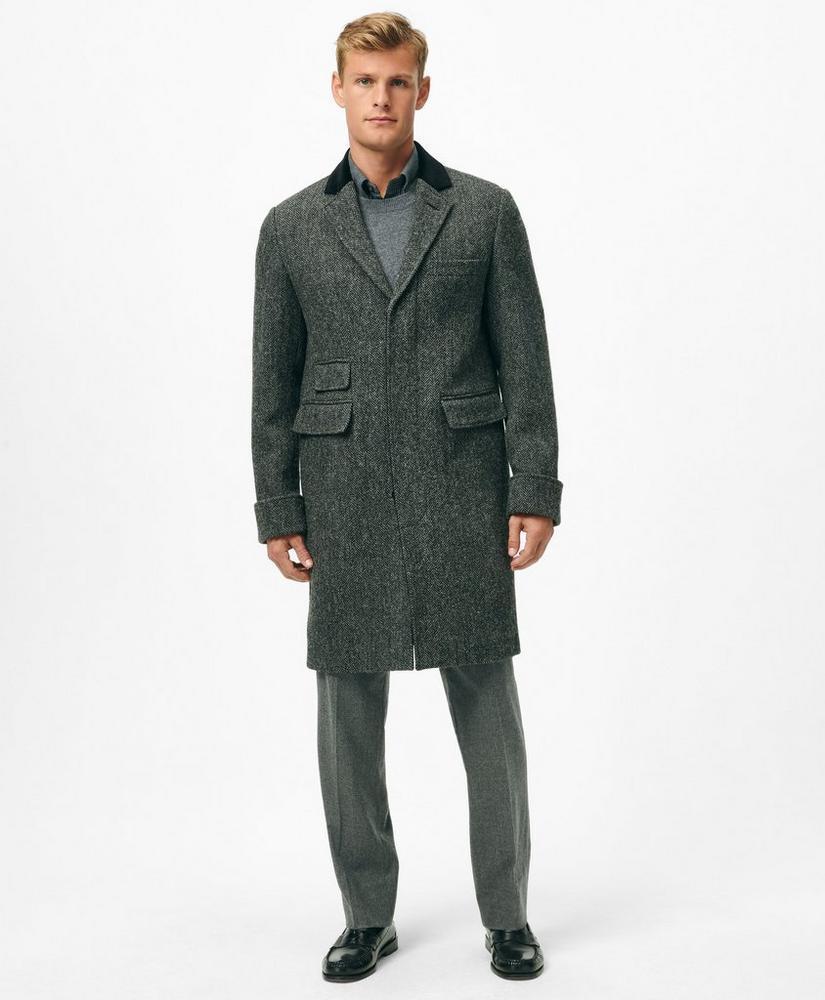 Chesterfield Coat in Harris Tweed Wool Product Image