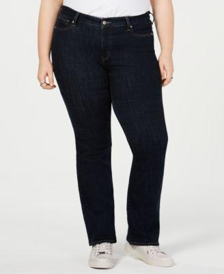 Plus Size Levis Classic Bootcut Jeans, Womens Med Blue Product Image